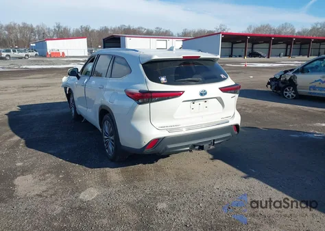 2020 Toyota Highlander Hybrid Platinum from USA, damaged, VIN 5TDEBRCH1LS009118